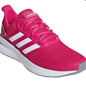Pink Addidas  Falcon Running Shoe